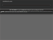 Tablet Screenshot of miottech.com